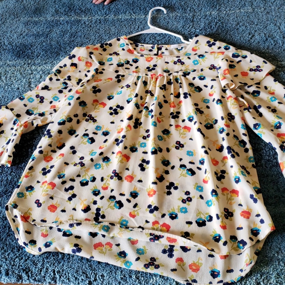Cream colored blouse